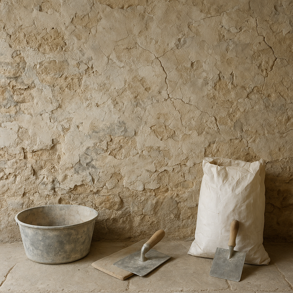 peindre un mur ancien irrégulier sans tout refaire : méthode, produits et pièges à éviter 2 mur ancien irrégulier avant préparation avec outils de rénovation