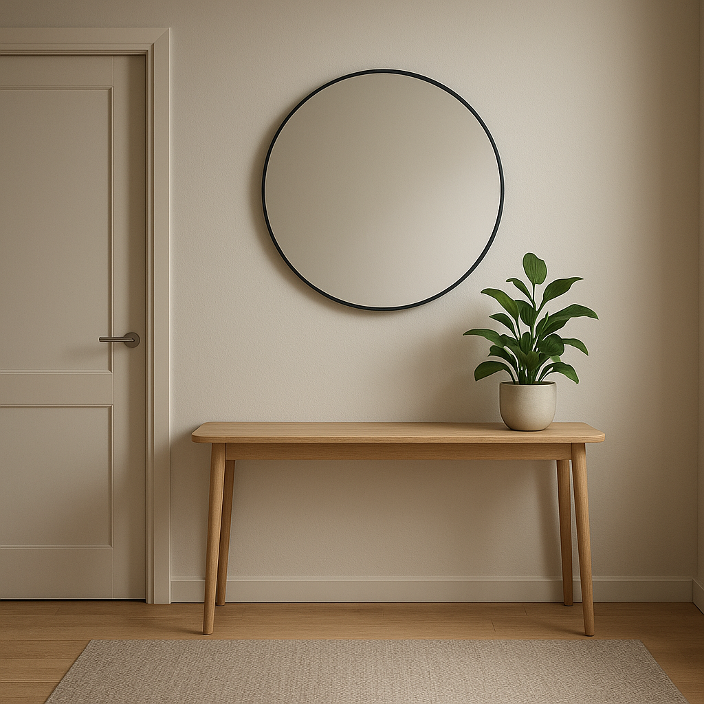 entrée de maison apaisante : principes simples pour une circulation plus fluide et un accueil plus harmonieux 3 petite entrée harmonieuse et lumineuse avec décoration minimaliste