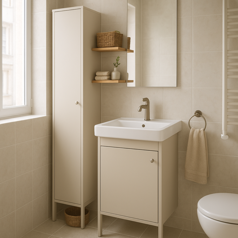 petite salle de bain : comment gagner de la place avec un rangement vertical vraiment efficace ?