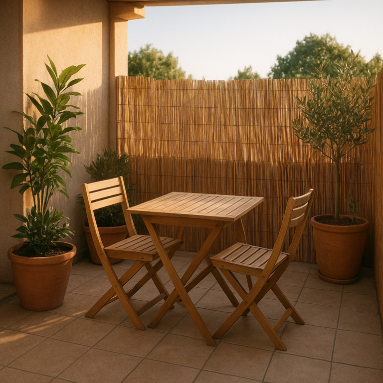 terrasse sans vis-à-vis : 15 idées simples et peu coûteuses pour se préserver des regards