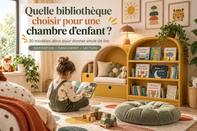 quelle bibliothèque choisir pour une chambre d’enfant ? des modèles déco à comparer