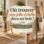où trouver une jolie échelle déco en bois ?