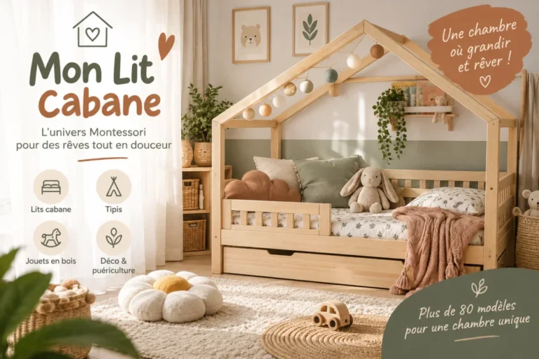 lit cabane montessori : comment bien le choisir pour une chambre d’enfant à la fois douce, pratique et évolutive