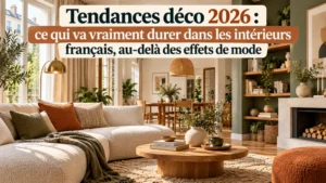 Tendances déco 2026 : ce qui va vraiment durer dans les intérieurs français, au-delà des effets de mode